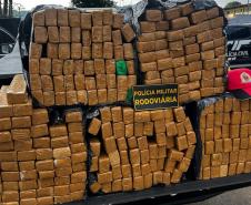 Com aumento de 155%, Paraná bate recorde de apreensão de drogas no 1º trimestre Foto: SESP
