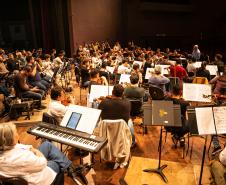 Famílias, movimentos, disposição no palco: confira como funciona uma orquestra sinfônica Foto: Roberto Dziura Jr/AEN