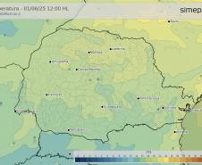 Geada dá as caras, mas frio deve diminuir nos próximos dias no Paraná