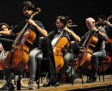 Famílias, movimentos, disposição no palco: confira como funciona uma orquestra sinfônica Foto: Anderson Tozato/SEEC