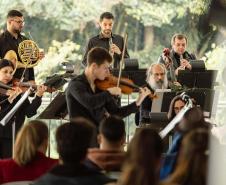 Famílias, movimentos, disposição no palco: confira como funciona uma orquestra sinfônica Foto: Vitor Dias/CCTG