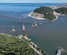 Ponte de Guaratuba chega a 60% de execução com avanço nas obras dos acessos