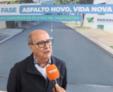 Estado amplia Asfalto Novo, Vida Nova para municípios com cerca de 100 mil habitantes Foto: Ari Dias/AEN