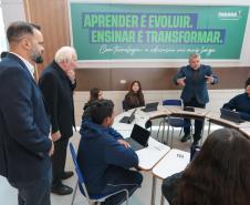 O governador em exercício Darci Piana participa nesta terça-feira (1), da entrega de 25.040 tablets para escolas da rede estadual