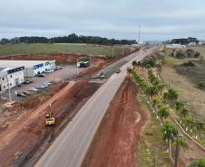Duplicação em concreto da PRC-466 em Guarapuava alcança 40% de execução
