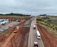 Duplicação em concreto da PRC-466 em Guarapuava alcança 40% de execução