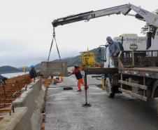 Obras da Ponte de Guaratuba chegam a 65% com destaque para avanço do trecho estaiado