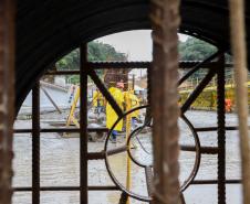Obras da Ponte de Guaratuba chegam a 65% com destaque para avanço do trecho estaiado