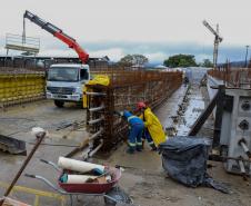 Obras da Ponte de Guaratuba chegam a 65% com destaque para avanço do trecho estaiado