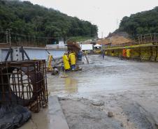 Obras da Ponte de Guaratuba chegam a 65% com destaque para avanço do trecho estaiado