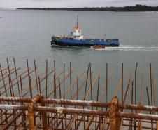 Obras da Ponte de Guaratuba chegam a 65% com destaque para avanço do trecho estaiado