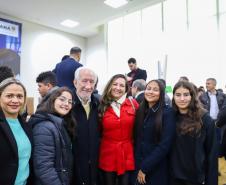 O governador em exercício Darci Piana participa nesta terça-feira (1), da entrega de 25.040 tablets para escolas da rede estadual