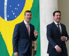 Ratinho Junior recebe Santiago Peña para debater novas oportunidades entre Paraná e Paraguai