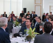 Ratinho Junior recebe Santiago Peña para debater novas oportunidades entre Paraná e Paraguai