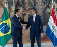 Ratinho Junior recebe Santiago Peña para debater novas oportunidades entre Paraná e Paraguai