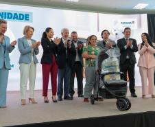 O Governo do Estado lança nesta terça-feira (30), o Programa Nossa Infância Paraná/Nascer Bem Paraná, uma iniciativa voltada ao cuidado integral de gestantes, puérperas, recém-nascidos e bebês de famílias em situação de vulnerabilidade social. Foto: Geraldo Bubniak/AEN