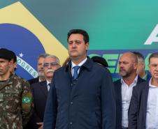 Cerimônia no Palácio Iguaçu celebra a independência e o início da Semana da Pátria