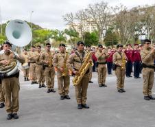 Cerimônia no Palácio Iguaçu celebra a independência e o início da Semana da Pátria