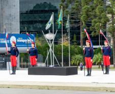 Cerimônia no Palácio Iguaçu celebra a independência e o início da Semana da Pátria