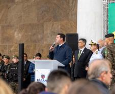 Cerimônia no Palácio Iguaçu celebra a independência e o início da Semana da Pátria