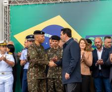 Cerimônia no Palácio Iguaçu celebra a independência e o início da Semana da Pátria