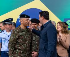 Cerimônia no Palácio Iguaçu celebra a independência e o início da Semana da Pátria
