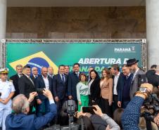Cerimônia no Palácio Iguaçu celebra a independência e o início da Semana da Pátria
