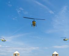 Com cinco novos helicópteros, Paraná tem a maior frota aérea da história da segurança pública