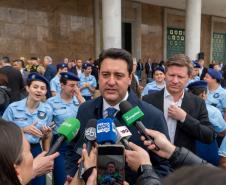 Cerimônia no Palácio Iguaçu celebra a independência e o início da Semana da Pátria