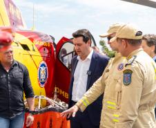 Com cinco novos helicópteros, Paraná tem a maior frota aérea da história da segurança pública