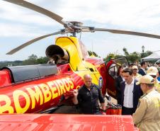 Com cinco novos helicópteros, Paraná tem a maior frota aérea da história da segurança pública