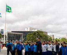 Cerimônia no Palácio Iguaçu celebra a independência e o início da Semana da Pátria