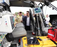 Com cinco novos helicópteros, Paraná tem a maior frota aérea da história da segurança pública
