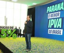 Ratinho Junior sanciona lei que reduz IPVA no Paraná e garante menor alíquota do Brasil