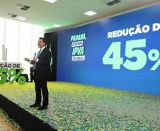 Ratinho Junior sanciona lei que reduz IPVA no Paraná e garante menor alíquota do Brasil