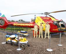Com cinco novos helicópteros, Paraná tem a maior frota aérea da história da segurança pública
