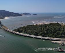 Guaratuba, 21 de agosto de 2025 - Ponte de Guaratuba.