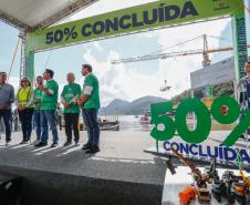 73% finalizada: relembre os principais passos da construção da Ponte de Guaratuba