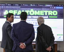Governo lança Asfaltômetro para população acompanhar obras do Asfalto Novo, Vida Nova