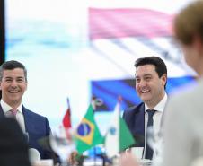 Ratinho Junior recebe Santiago Peña para debater novas oportunidades entre Paraná e Paraguai