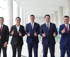 Ratinho Junior recebe Santiago Peña para debater novas oportunidades entre Paraná e Paraguai