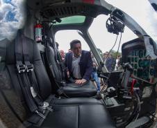 Com cinco novos helicópteros, Paraná tem a maior frota aérea da história da segurança pública