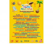 Verão Maior Paraná: confira as atrações dos shows de 2026