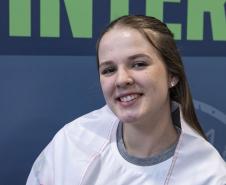 Lara Tonetto, aluna do Colégio Estadual Rocha Pombo, em Capanema.