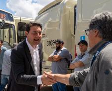 Cidades da Região Metropolitana de Curitiba ganham 115 novos ônibus para transporte coletivo