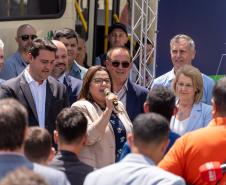 Cidades da Região Metropolitana de Curitiba ganham 115 novos ônibus para transporte coletivo