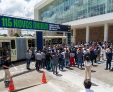 Cidades da Região Metropolitana de Curitiba ganham 115 novos ônibus para transporte coletivo