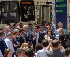 Cidades da Região Metropolitana de Curitiba ganham 115 novos ônibus para transporte coletivo