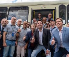 Cidades da Região Metropolitana de Curitiba ganham 115 novos ônibus para transporte coletivo