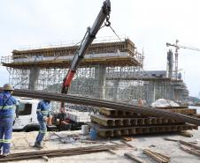 Ponte de Guaratuba chega a 80% de execução e obras seguem em ritmo acelerado